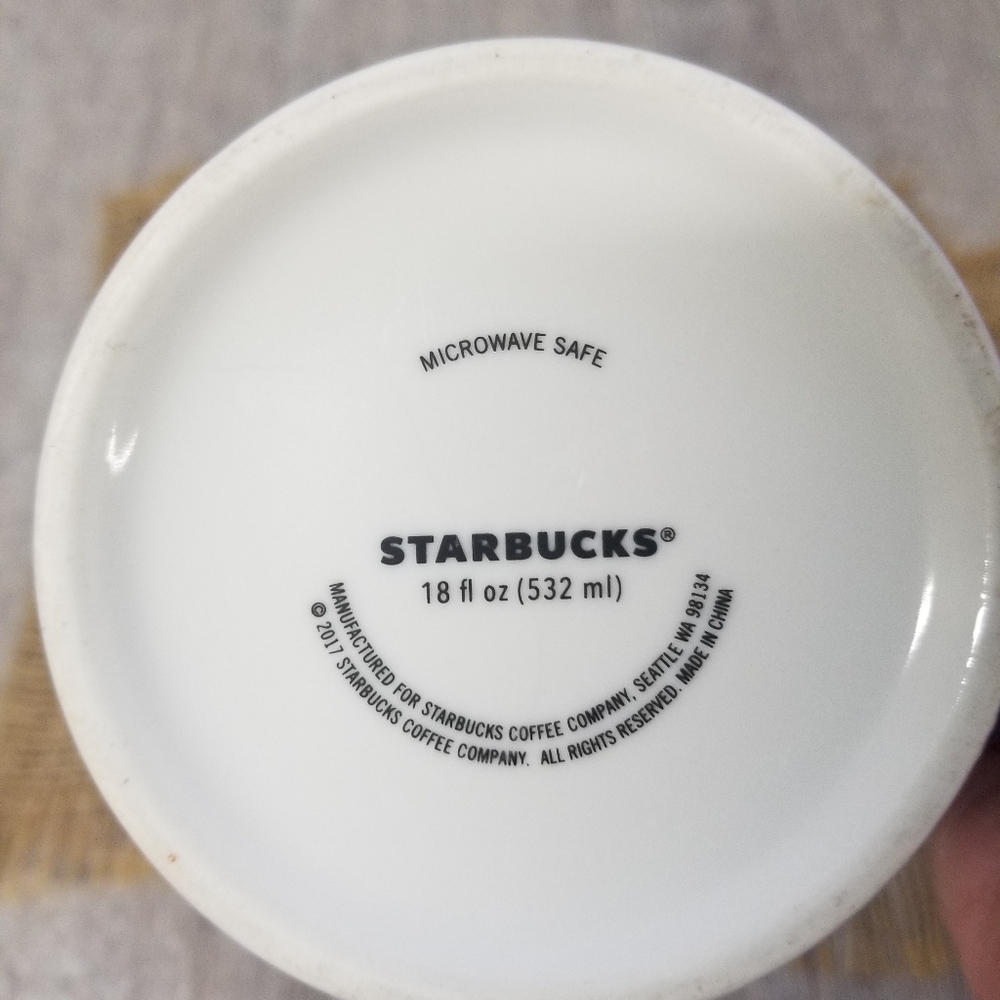 Purple Poinsettia Starbucks Mug - Picture 7 of 7